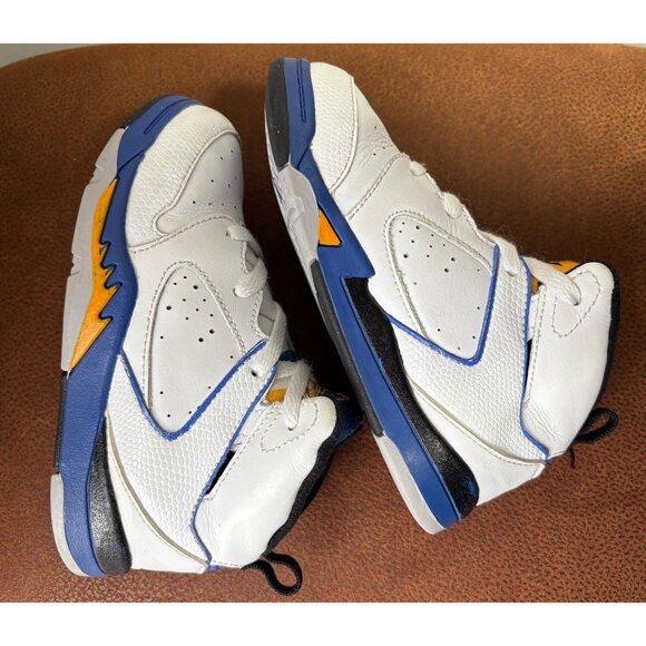 JORDAN KIDS Sixty Plus Retro (TD) Laney Blue white 365165-171 Sz 9C Infant Child - Picture 7 of 10